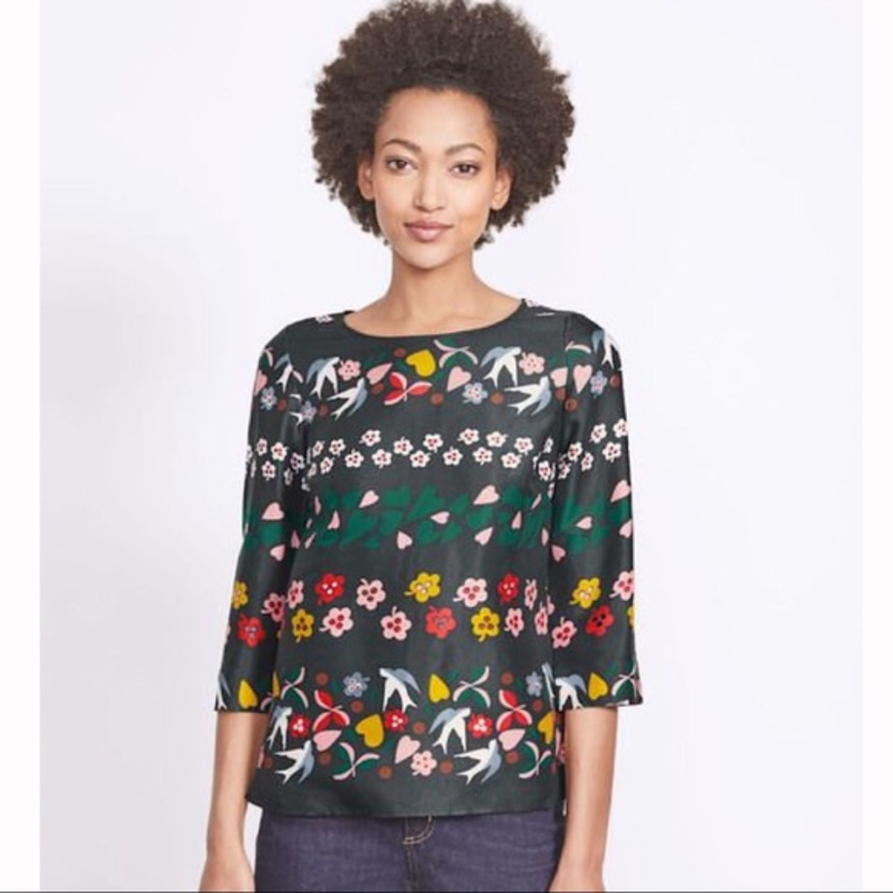 Boden Aria folklore top sz 6 like new